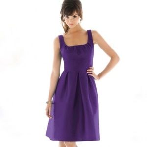 Alfred Sung Majestic Purple D447 Cocktail Dress